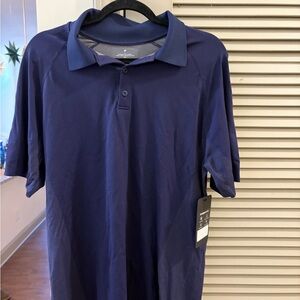 Fabletics Men's Deep Blue Button Down Shirt